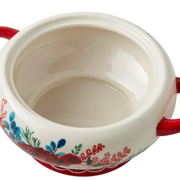 Wishful Winter Ceramic Soup Tureen with Ladle Set - Picture 5 of 6